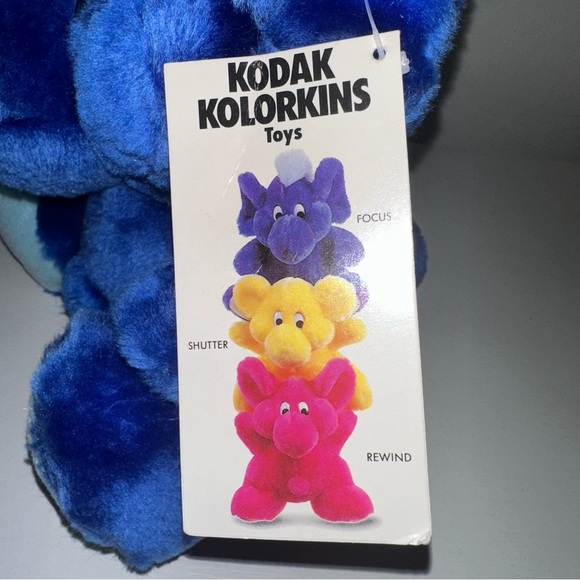 NWT Vtg 1991 Kodak Kolorkins “Focus” Stuffed Animal - Picture 5 of 9
